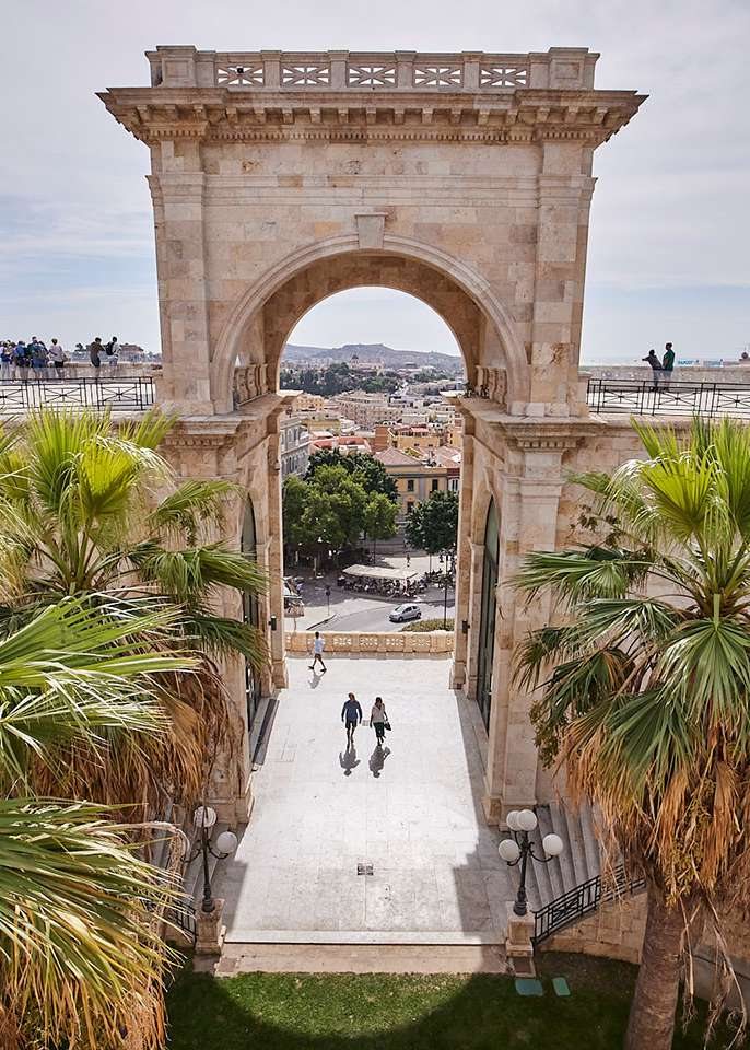 Il Bastione di Saint Remy a Cagliari